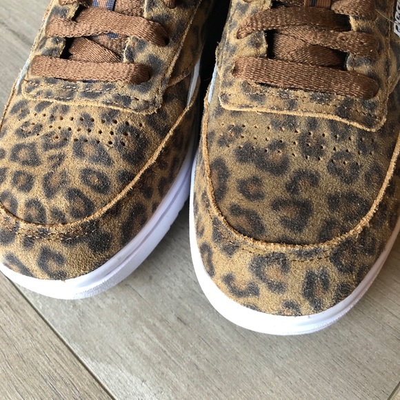 Reebok Club C Double Leopard Print Leather Sneaker - Picture 7 of 11